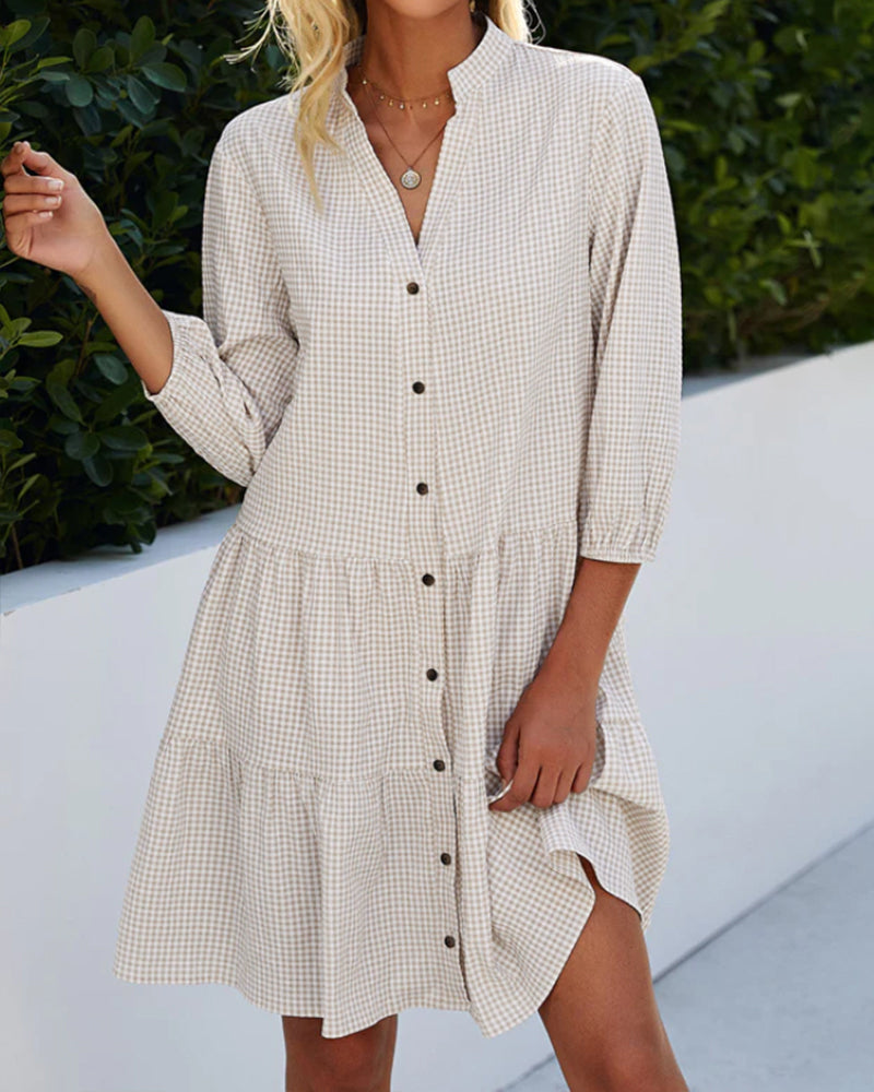 Suzzete - Robe à Manches Longues pour Femmes – Chic & Intemporelle