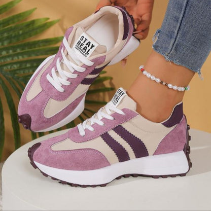 Platform Lace-Up Sneakers for Women – Stylish & Comfortable Caliboot