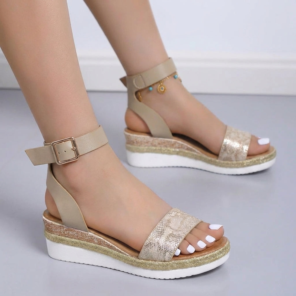 Adjustable Wedge Sandals for Women – Stylish & Comfortable Wedge Heels Caliboot