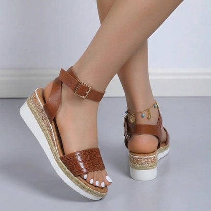 Adjustable Wedge Sandals for Women – Stylish & Comfortable Wedge Heels Caliboot