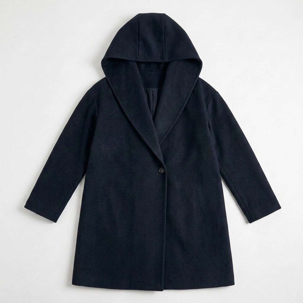 Women’s Hooded Coat – Oversized Thigh-Length Fit – Cozy Statement Style Caliboot