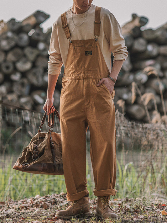 Unisex overall made from vintage-style canvas Caliboot
