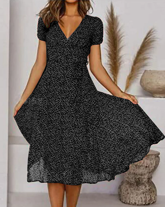 Sonja - Robe en Mousseline pour Femmes – Florale & Aérienne
