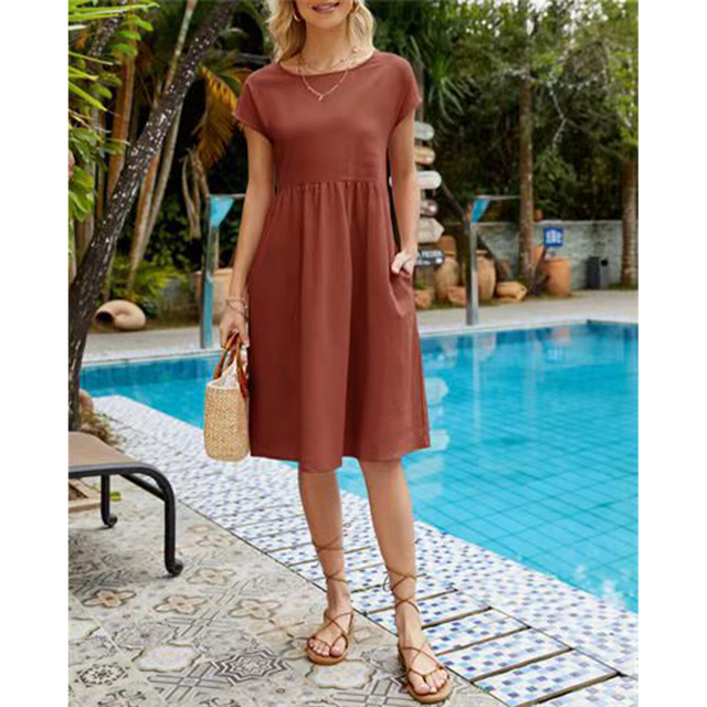 Liora – Robe en Jersey pour Femmes – Décontractée & Chic