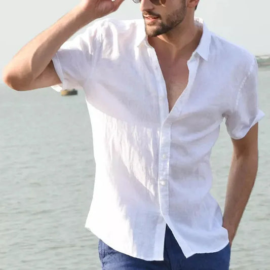 Loïc – Chemise Coupe Relaxée pour Hommes – Décontractée & Stylée