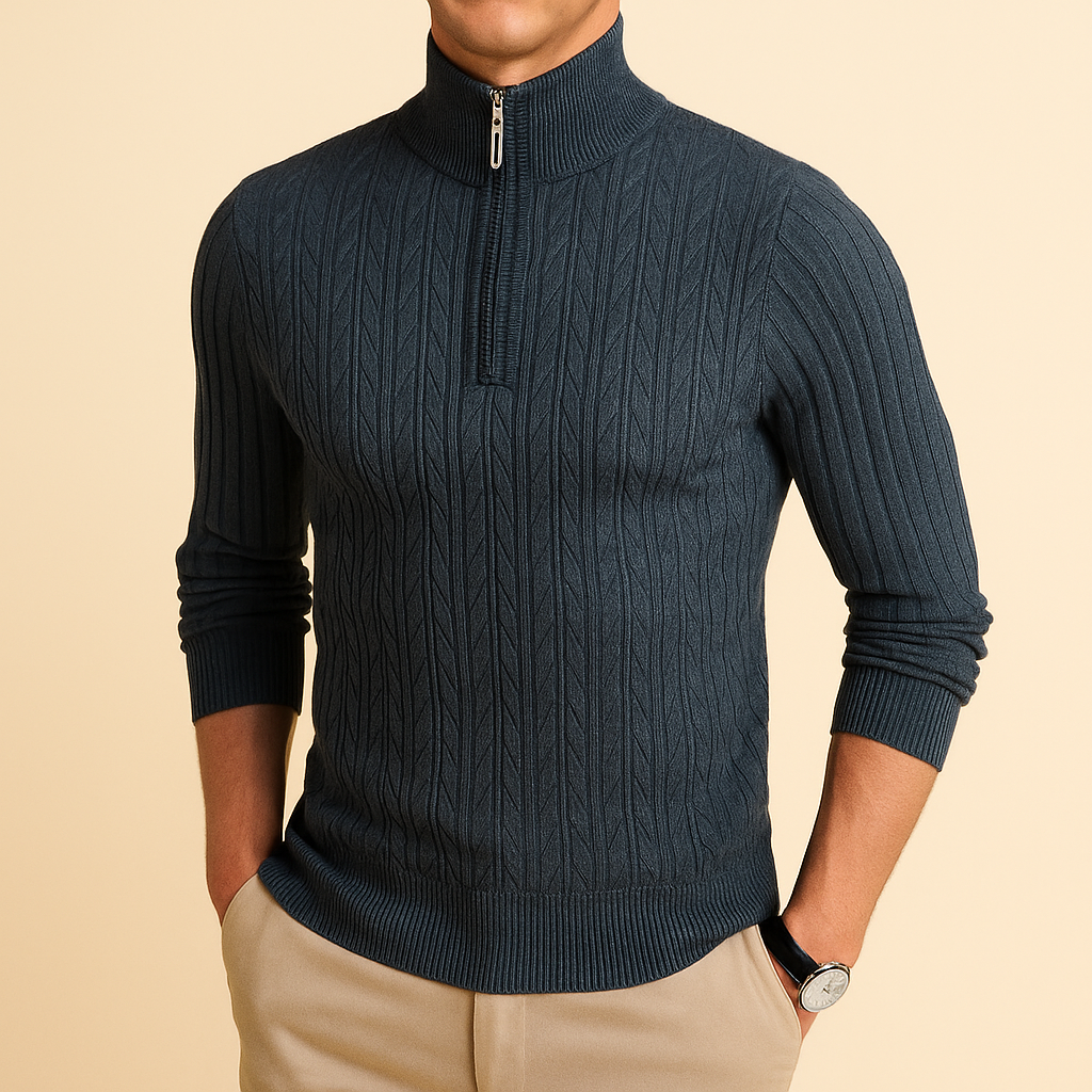 Valerio Quarter-Zip Sweater Caliboot