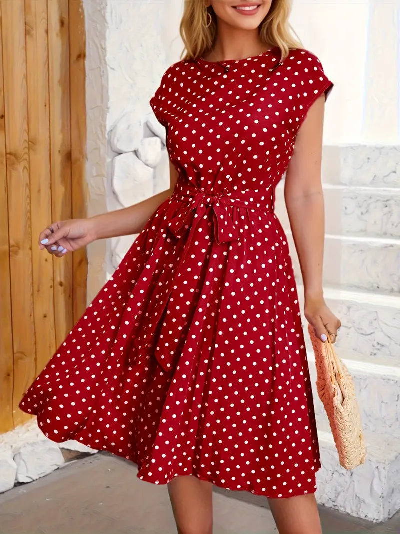 Lianne - Robe Plissée pour Femmes – Décontractée & Stylée