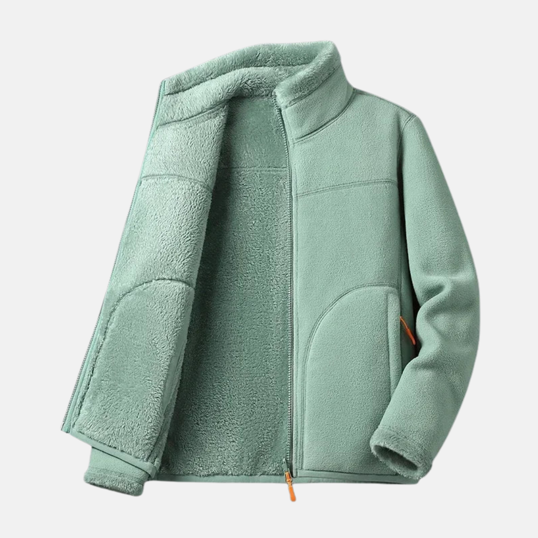 Regular Fit Lined Zip Jacket for Women – Cozy & Functional Design Caliboot