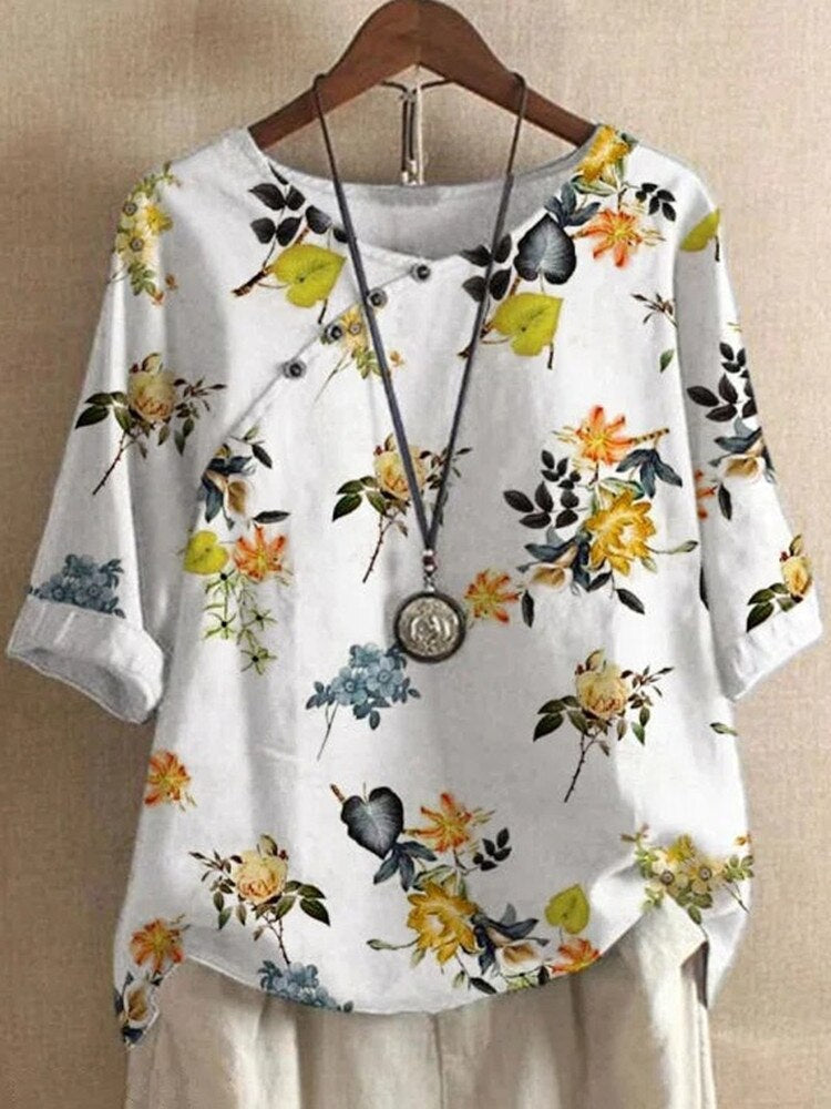 Xenia - Blouse Imprimée pour Femmes – Confortable & Stylée