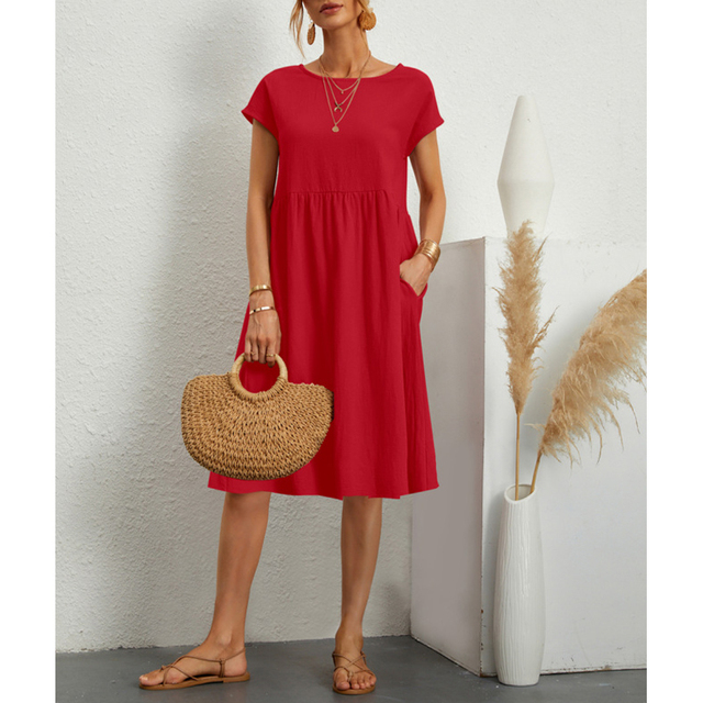 Liora – Robe en Jersey pour Femmes – Décontractée & Chic