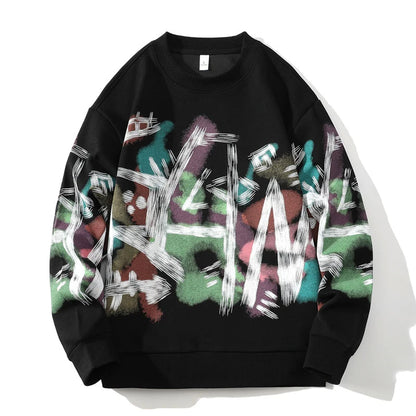 Urban Graffiti Oversized Sweatshirt Caliboot