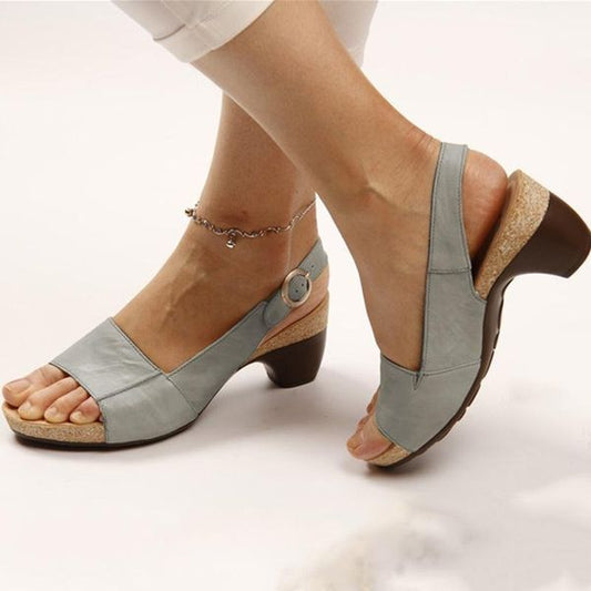 Isabelle | Sandales à Talon Slingback Confortables pour le Quotidien