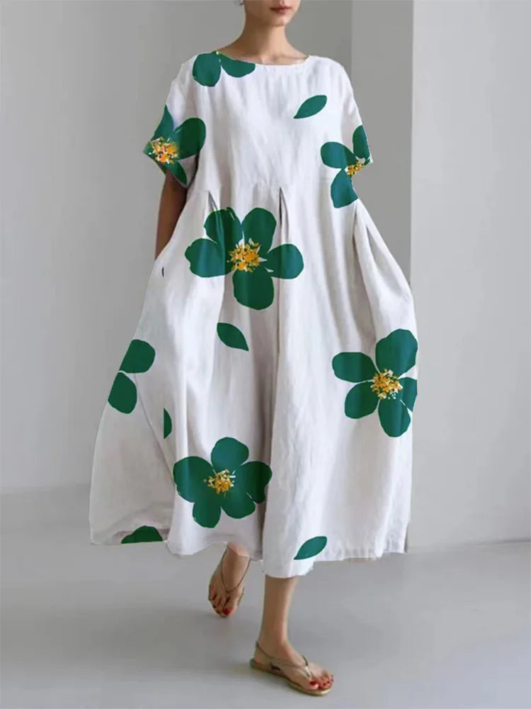 Nahia – Robe Décontractée pour Femmes – Confortable & Colorée
