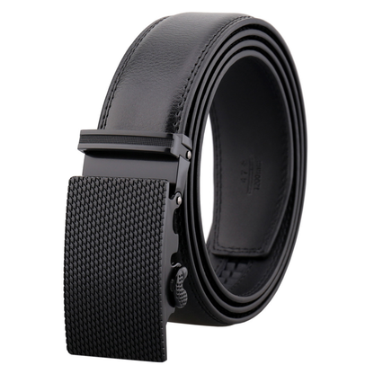 Adjustable Fit Belt with Textured Buckle for Men – Stylish & Durable Caliboot