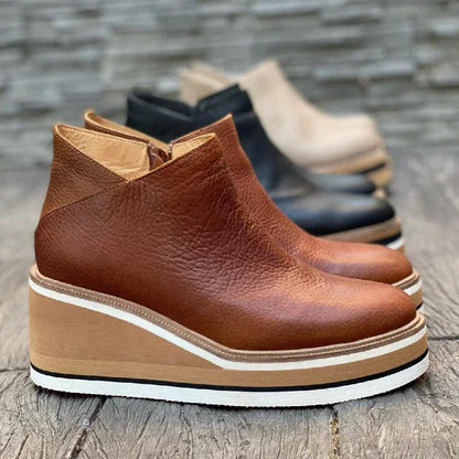 Fiona | Women’s Winter Platform Chelsea Boots Caliboot