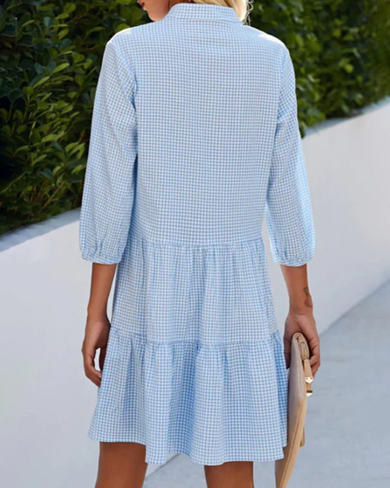 Suzzete - Robe à Manches Longues pour Femmes – Chic & Intemporelle