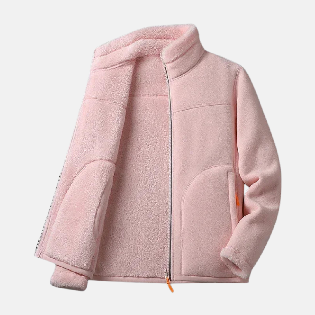 Regular Fit Lined Zip Jacket for Women – Cozy & Functional Design Caliboot