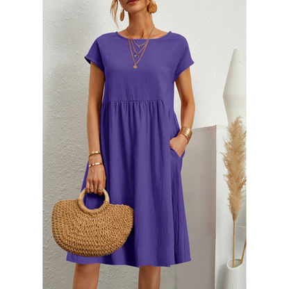 Liora – Robe en Jersey pour Femmes – Décontractée & Chic