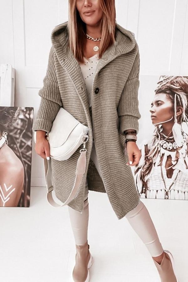Marsgann - Cardigan Boutonné pour Femmes – Confortable & Stylé