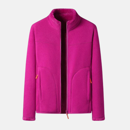Regular Fit Lined Zip Jacket for Women – Cozy & Functional Design Caliboot