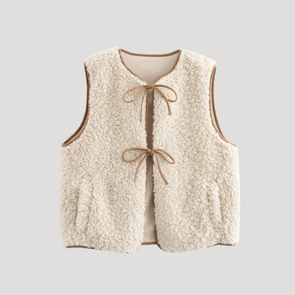 Alyssa | Women’s Spring Tie-Front Cozy Vest Caliboot