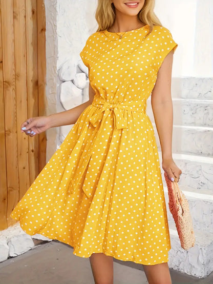 Lianne - Robe Plissée pour Femmes – Décontractée & Stylée