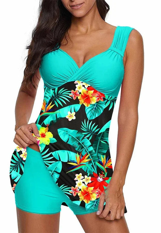 Wibke - Tankini Vert pour Femmes – Flatteur & Confortable