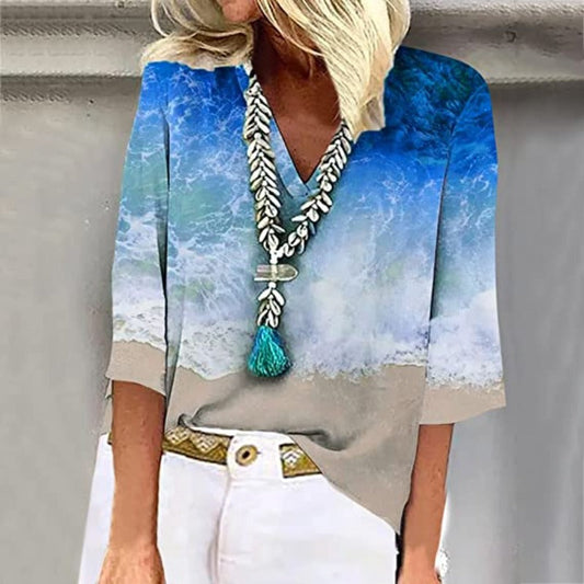 Elvira -  Blouse Tendance pour Femmes – Fluide & Stylée