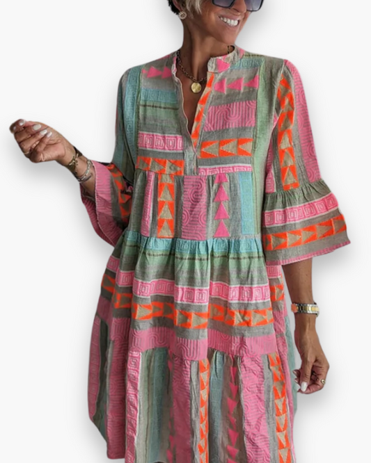 Almuth – Robe Bohème pour Femmes – Chic & Fluide