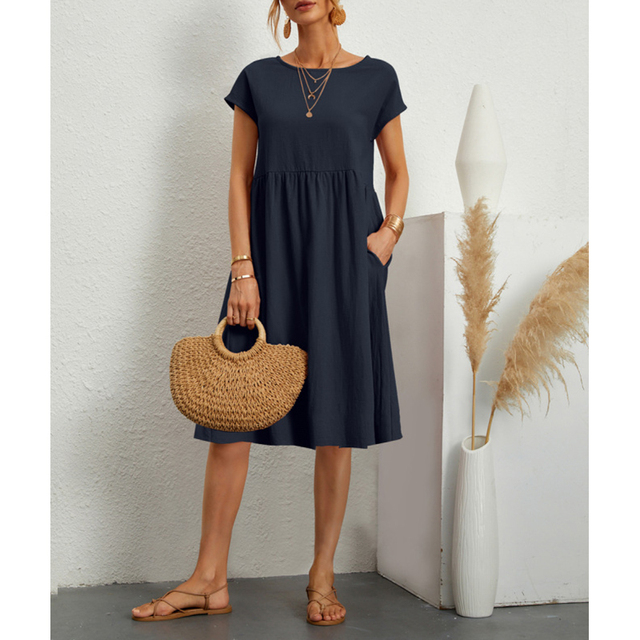 Liora – Robe en Jersey pour Femmes – Décontractée & Chic