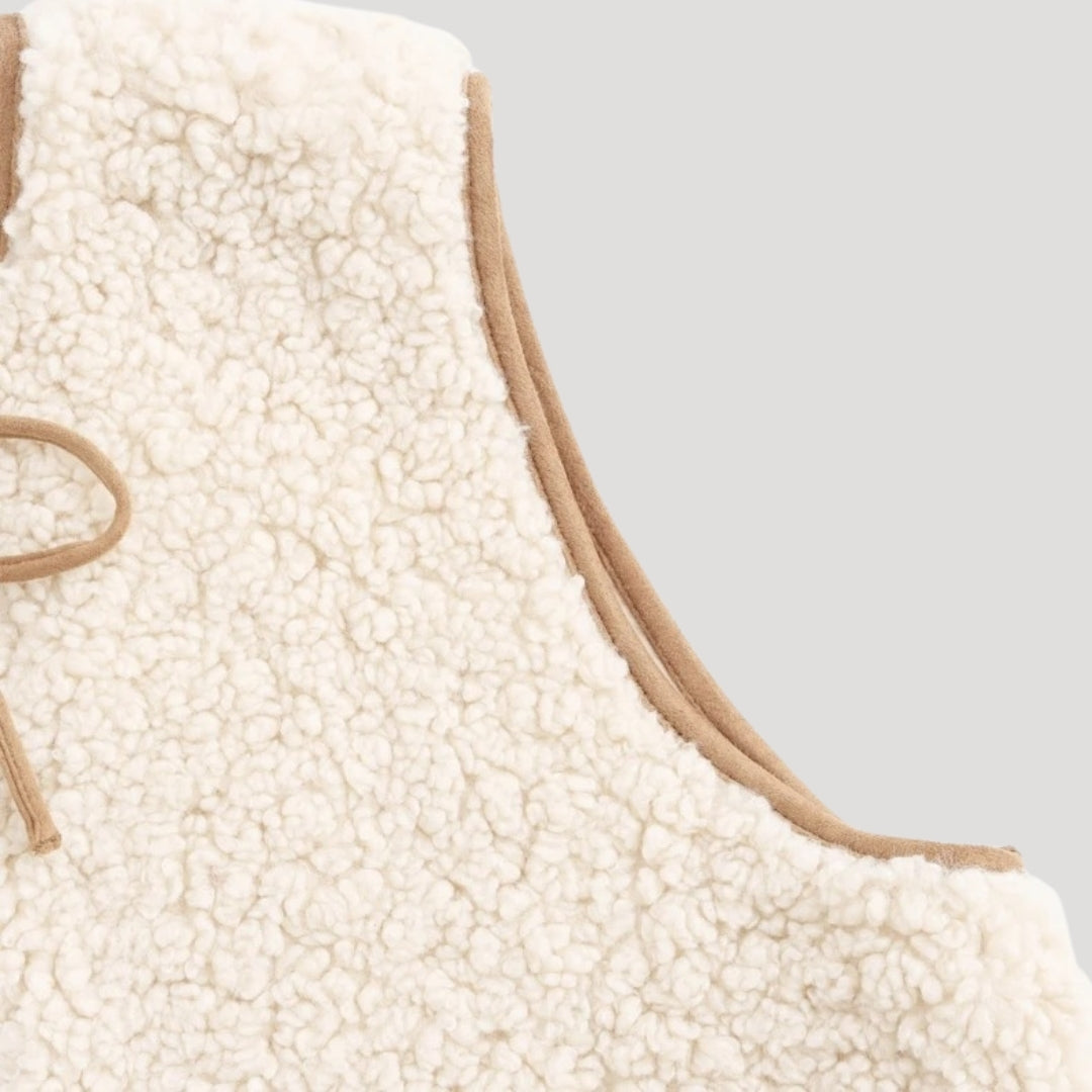 Alyssa | Women’s Spring Tie-Front Cozy Vest Caliboot