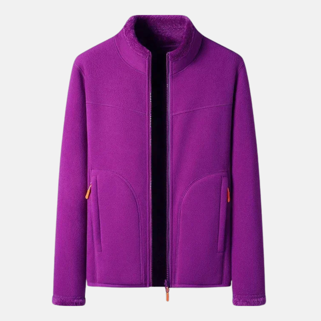 Regular Fit Lined Zip Jacket for Women – Cozy & Functional Design Caliboot