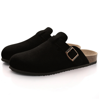 Adjustable Buckle Mule Slippers for Women – Cozy & Versatile Comfort