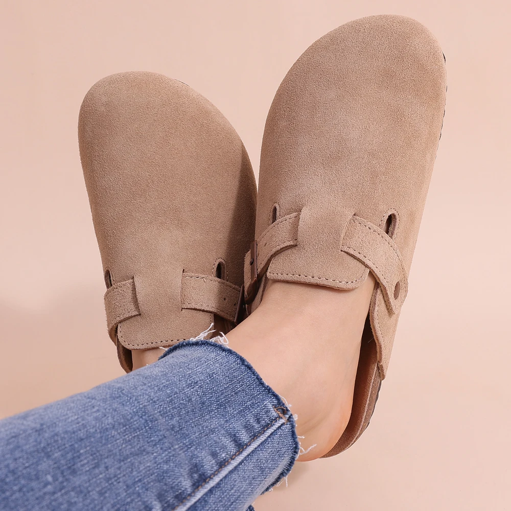 Adjustable Buckle Mule Slippers for Women – Cozy & Versatile Comfort
