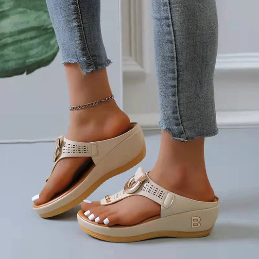 Adjustable Wedge Sandals for Women – Chic & Comfortable Design