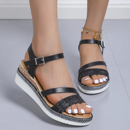 Adjustable Wedge Sandals for Women – Stylish & Comfortable Wedge Heels