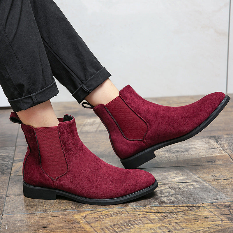 Ankle-Length Chelsea Boots for Men – Stylish & Versatile Footwear