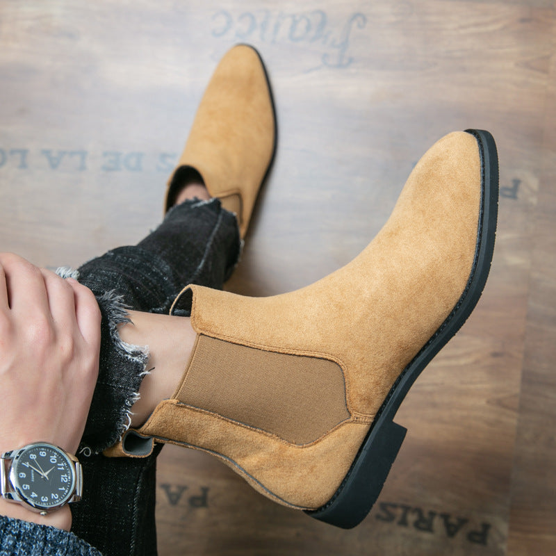 Ankle-Length Chelsea Boots for Men – Stylish & Versatile Footwear