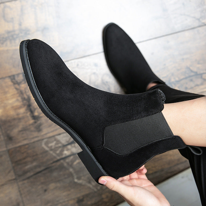 Ankle-Length Chelsea Boots for Men – Stylish & Versatile Footwear