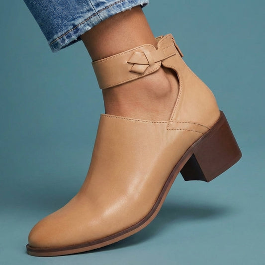 Block Heel Ankle Boots for Women – Elegant & Versatile Style Caliboot