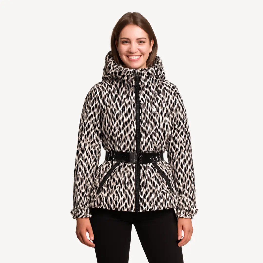 Belted Puffer Jacket for Women – Stylish & Warm-Caliboot