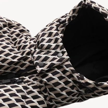 Belted Puffer Jacket for Women – Stylish & Warm-Caliboot