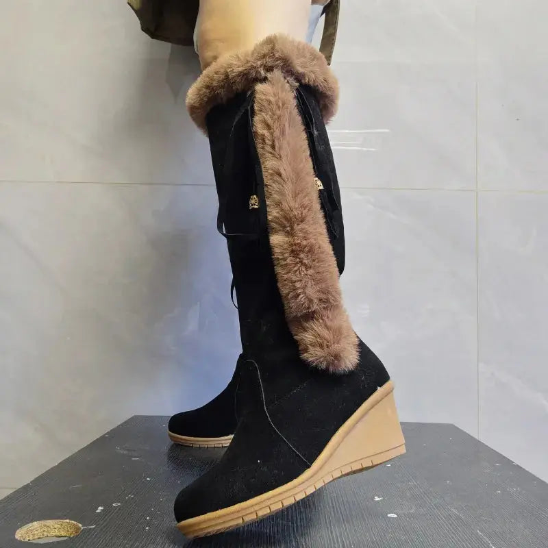 Knee-High Warm Boots for Women – Stylish & Comfortable