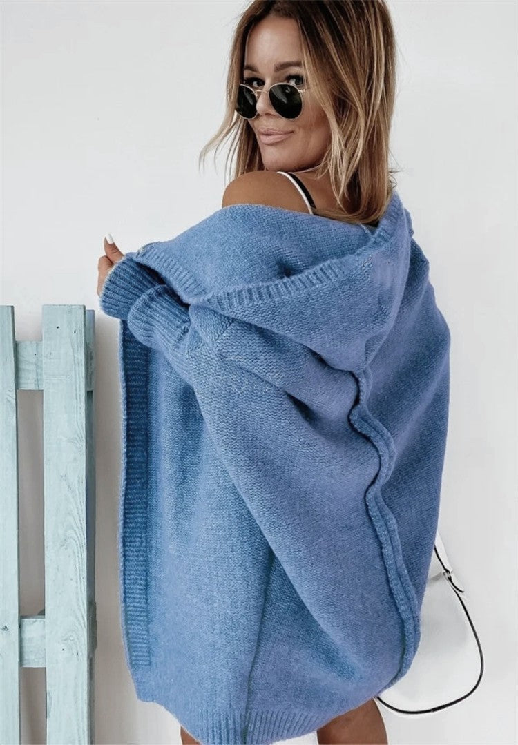 Oversized Hooded Cardigan for Women – Cozy & Effortless Style Caliboot