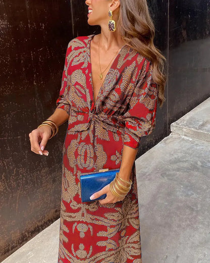 Boho Wrap Dress for Women – Effortless Style & Comfort 7
