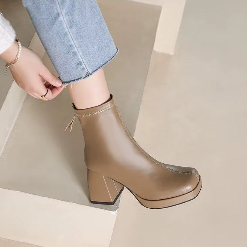 Bottes CHICA à Talon épais