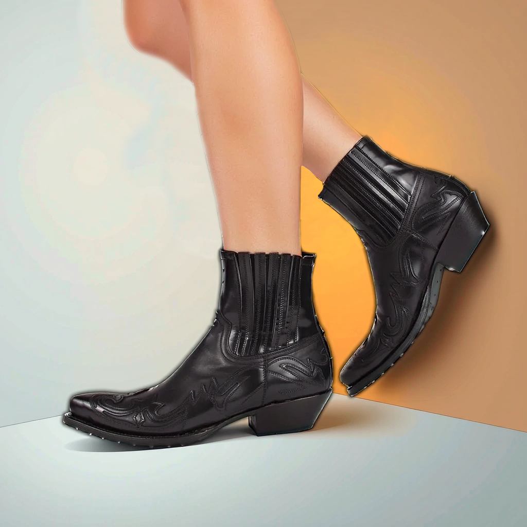 Bottes Martin en Cuir Unisexes