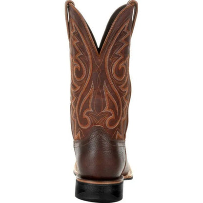 Bottes Western Cowboy à Large Bout Carré