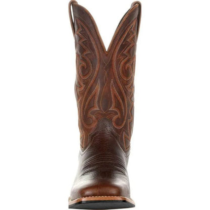 Bottes Western Cowboy à Large Bout Carré