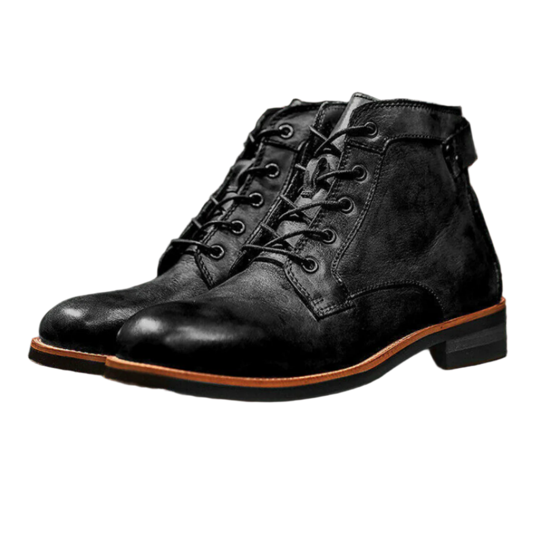Bottes à Lacets pour Hommes – Élégance Classique – Confort et Polyvalence 1